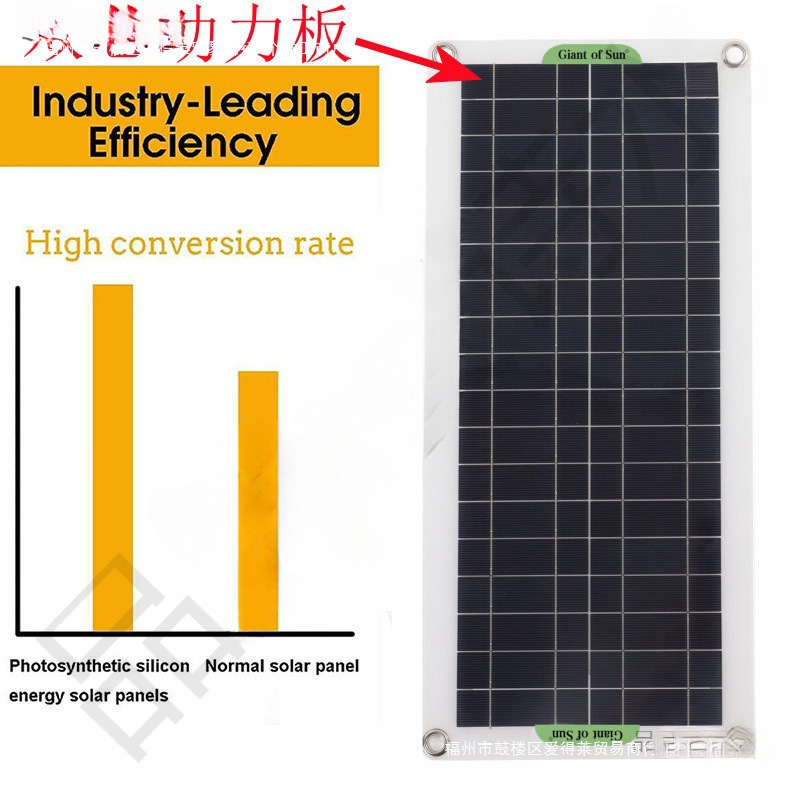 10W15W20W25W двойной USB моно-кристаллическая кремниевая солнечная панель, контроллер батареи, зарядное устройство для автомобиля 12V