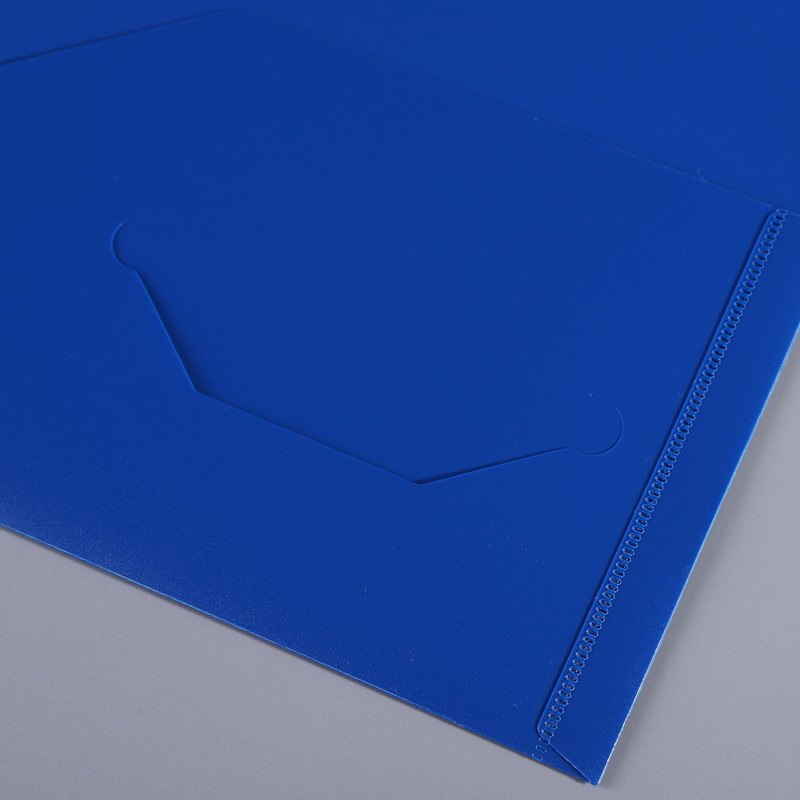 Frosted pp a4 double pocket a4 folder data storage two-page folder office data file envelope customization