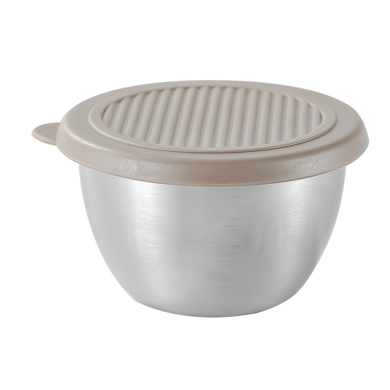 Cross-Border 304 Stainless Steel Sauce Cup with Lid, Tomato Salad Dish, Seasoning Dish, Sealed Sauce Cup, Seasoning Jar, Sauce Container