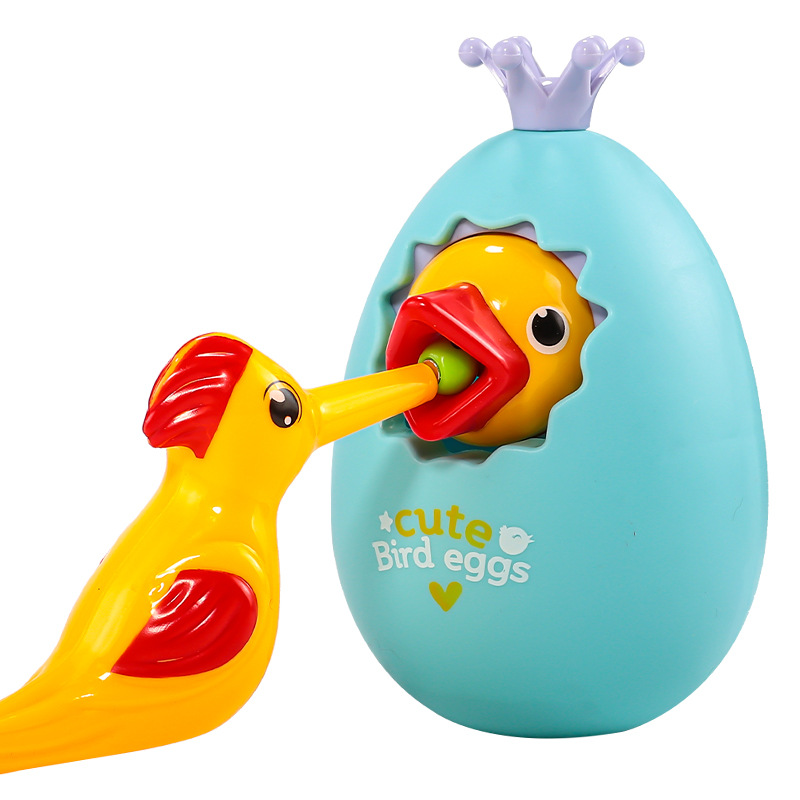 Foreign Trade Kidsren's Woodpecker Saving Money Tumbler Three-In-One Educational Early Education Magnetic Bird Catching Bugs Interactive Toy