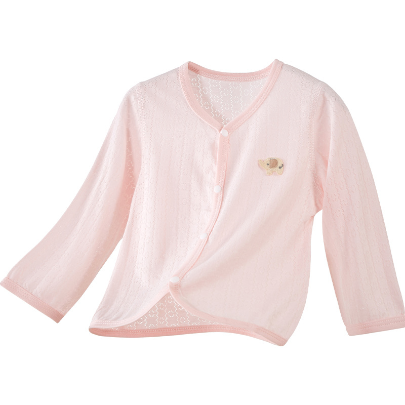 Baby Sunscreen Clothing Summer Newborn Thin Children's Cardigan Top Boys and Girls Air Conditioning Pajamas Baby Coat