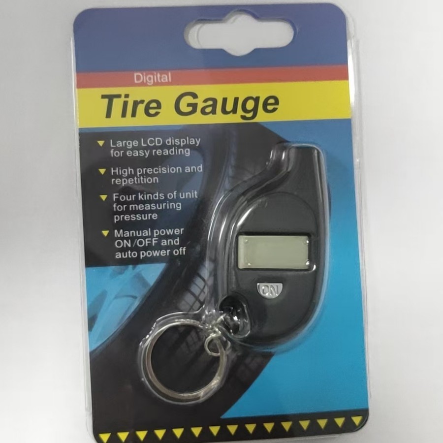 Keychain Tire Pressure Meter Digital Display Measuring Car Tire Pressure Mini Tire Pressure Meter Tire Pressure Gauge