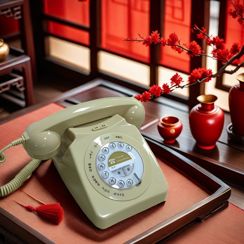 Antique telephone household fashion creative European retro old-fashioned wired telephone home decoration