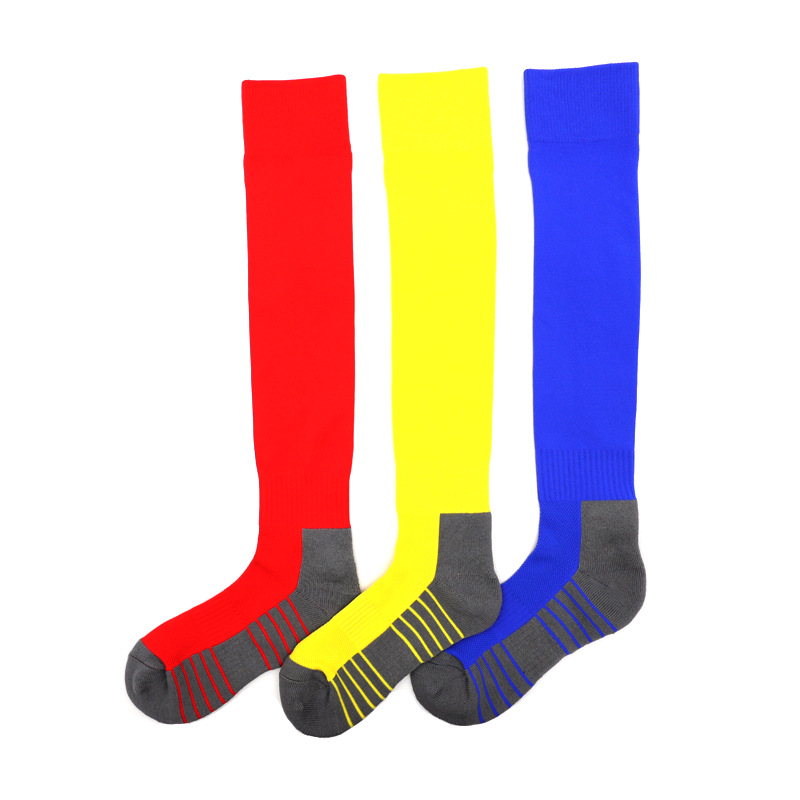 Customized Football Socks for Men and Women, Thickened Towel Bottom, Non-Slip, Wear-Resistant, Long Tube Sports Socks, Breathable and Sweat-Absorbent for Training