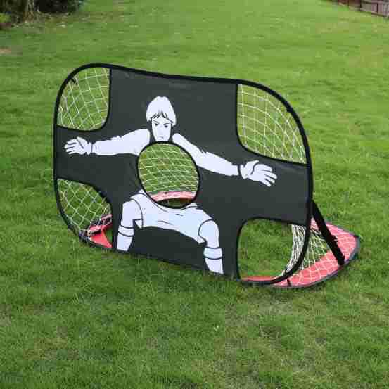Children's Character Portable Rebound Toy Goal Frame Outdoor Folding Training Shooting Target Cloth Children's Football Gate