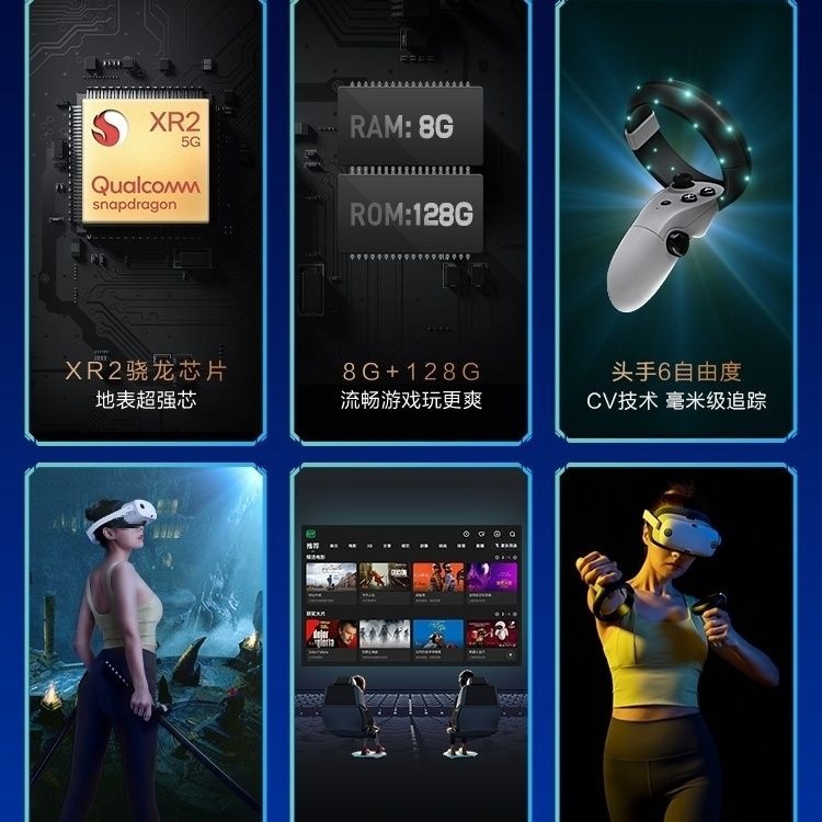 Vr 4K Quest 3 Vr All-In-One Machine 128g Large Memory Headset