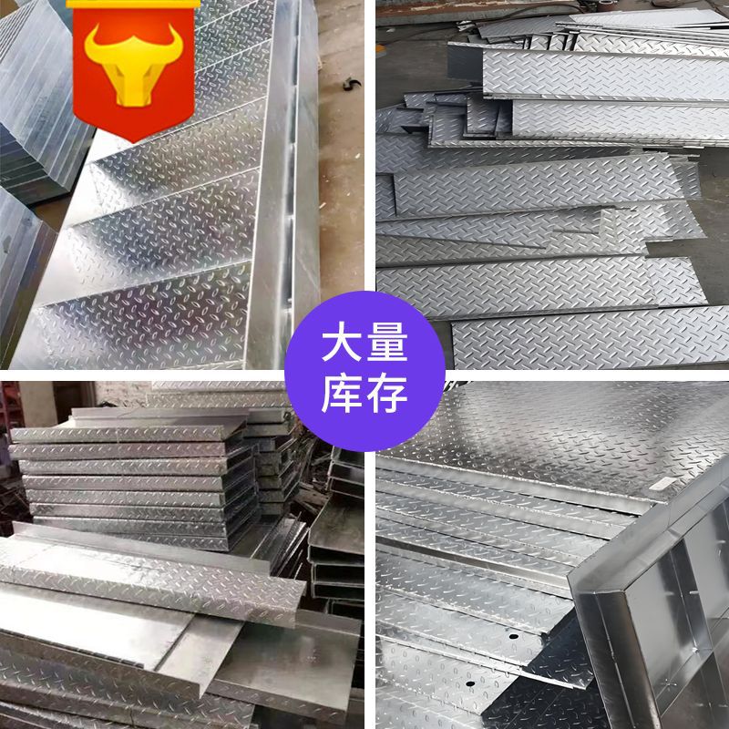 Tianjin Q235 Pattern Plate Galvanized Anti-Skid Pattern Plate Stair Step 1.5--15mm Thickness Fixed Length Processing