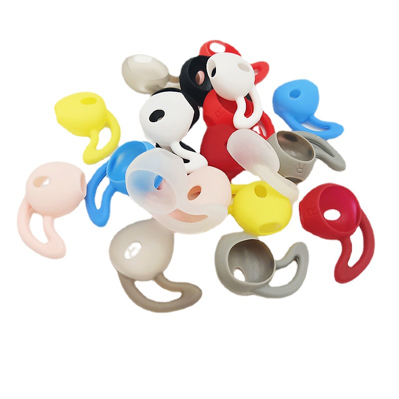 Huaqiangbei Suitable for Pg Earplug Covers AirPods Headphone Caps Sports Pg Headphone Covers Silicone Ear Hooks