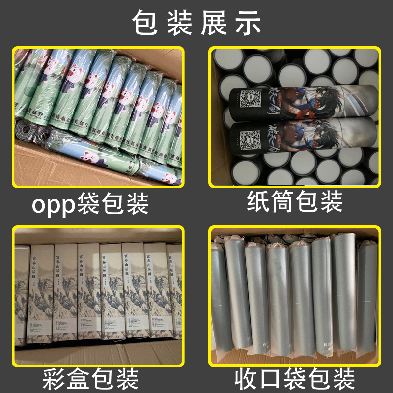 Advertising mouse pad customized special-shaped customized e-sports cartoon animation oversized table pad