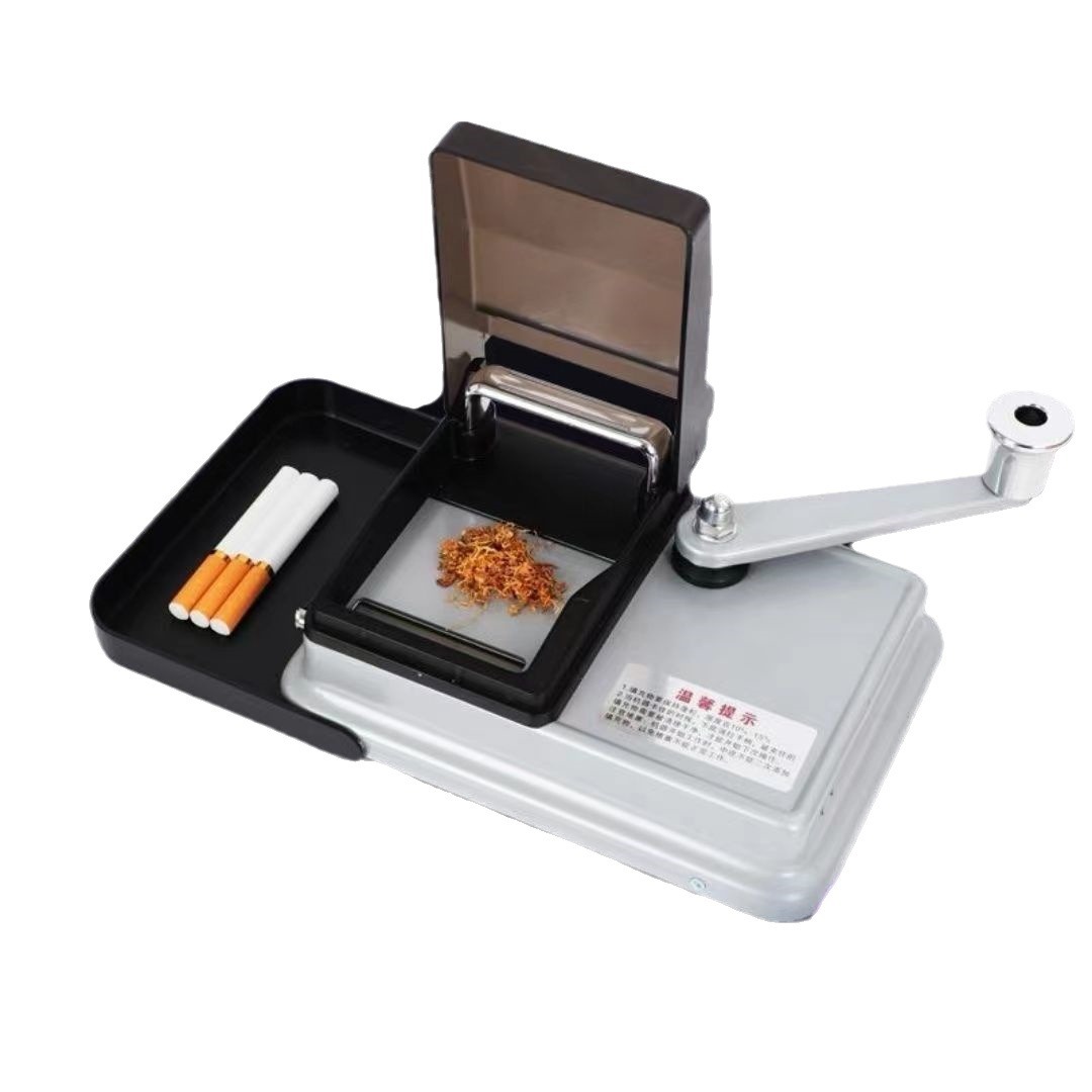 Cigarette maker in stock straight hair new personality flip silver 65 80 cigarette maker