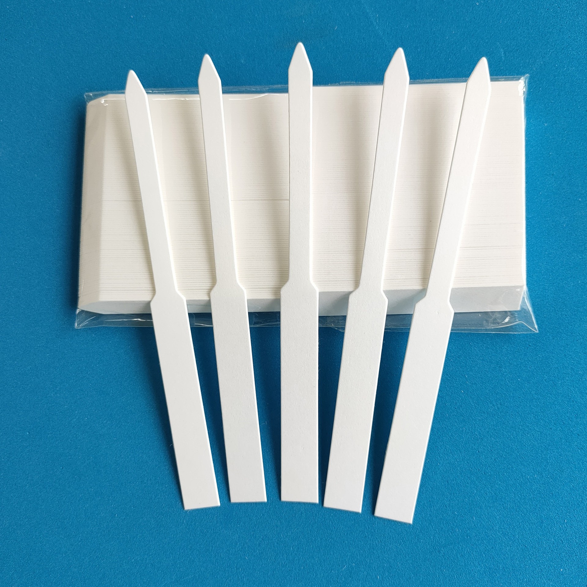 Pointed Paddle-Shaped Perfume Sample Paper, Fragrance Card, Scent Paper, Diffuser Paper, Fragrance-Retaining Paper, Scent-Dispensing Paper, Essential Oil Scent Identification Paper Card