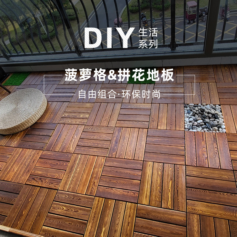 Антикоррозийное деревянное покрытие для сплошной укладки, популярное покрытие для наружного балкона, renovation террасы, укладка антикоррозийной цепи