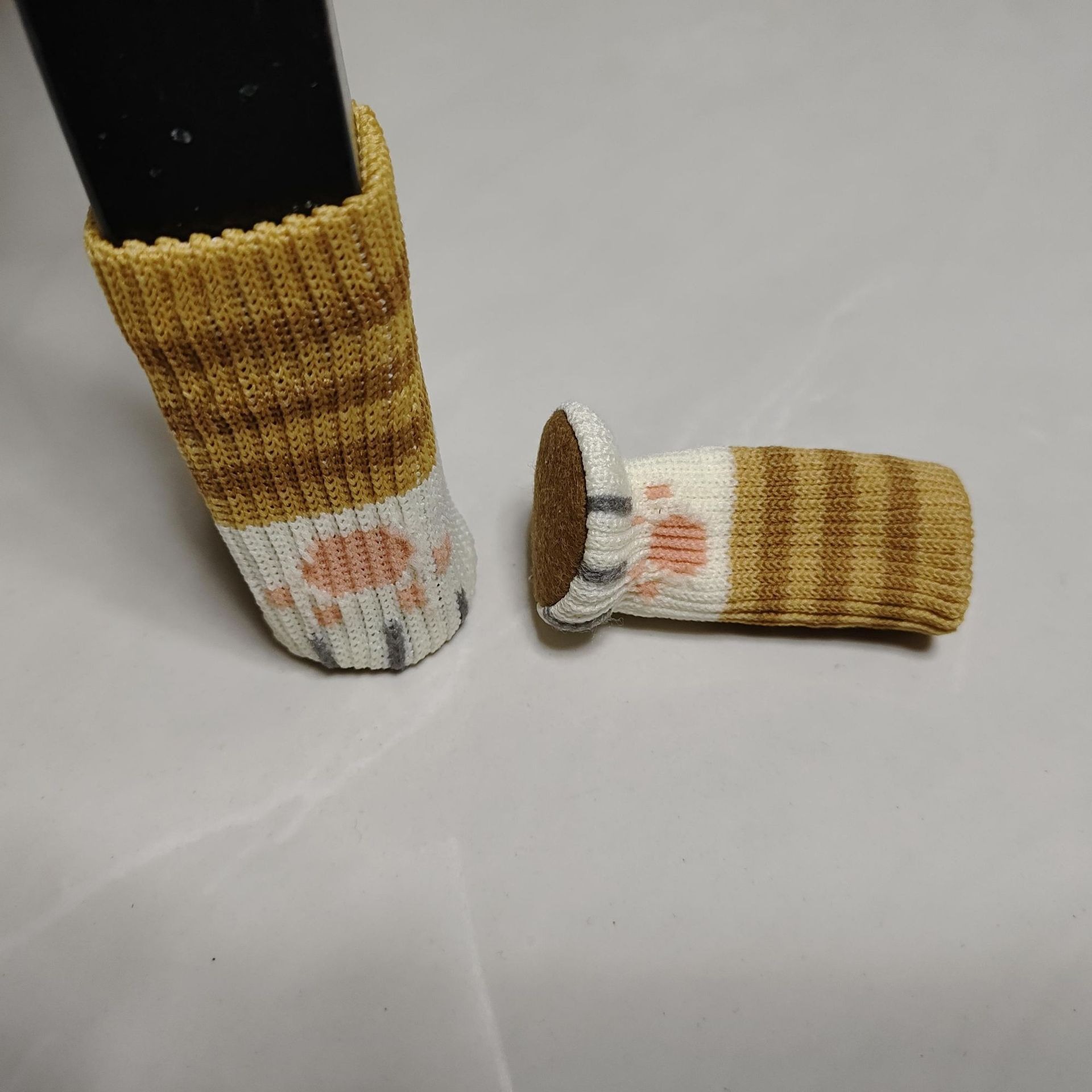 Cloth Table and Chair Foot Covers Wool Floor Protective Cover Thickened Wear-Resistant Anti-Slip Silent Stool Chair Felt Foot Pads