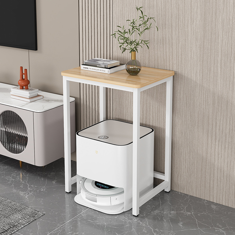 Стеллаж для робота-пылесоса, маленький стол для хранения, доступный роскошный стол для хранения, столик у дивана в гостиной