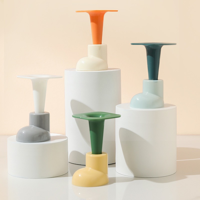 Round shoes door suction creative small feet detachable adhesive-free room decoration tissue box trash can decorations