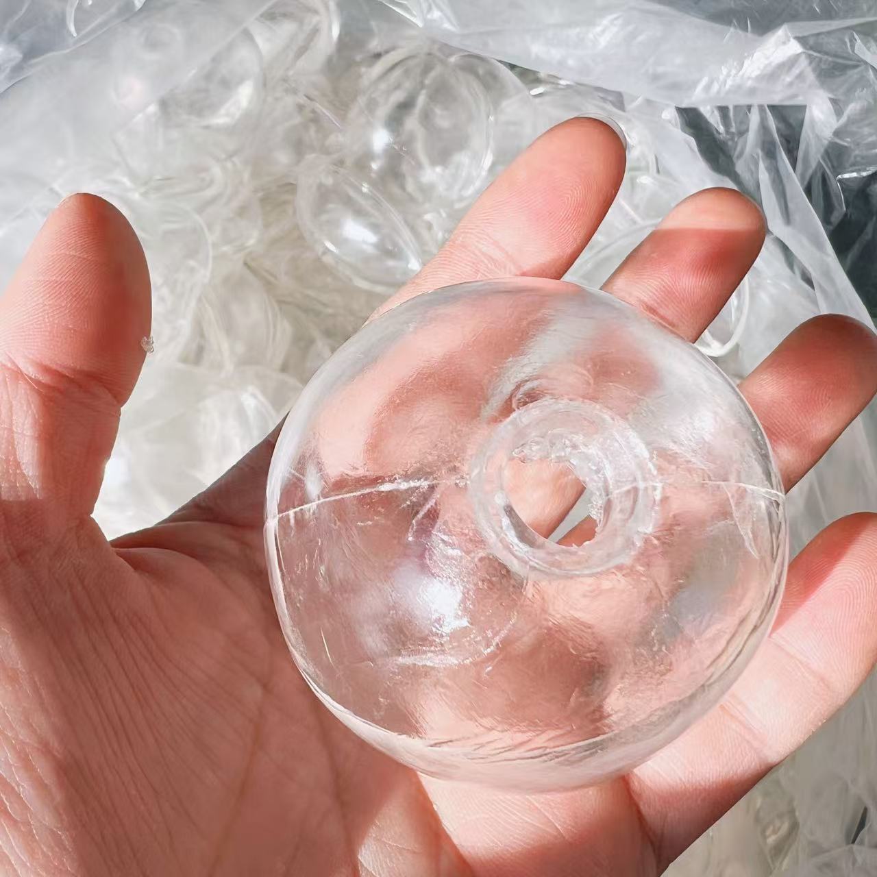 Tpr Homemade DIY Soft Glue 6cm Ultra-Thin Empty Ball Leather Fluid Handmade Ball Pinch Music Decompression Toy Pinch Music