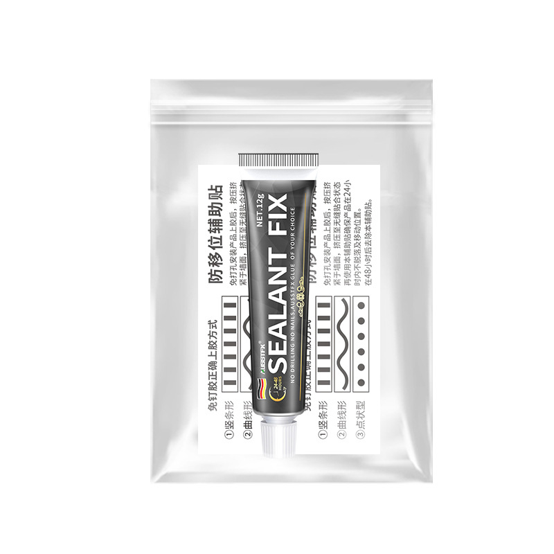 European Chinese Set Green Tube Universal Strong Nail-Free Glue Wholesale Slate Marble Metal Glass Punch-Free Glue