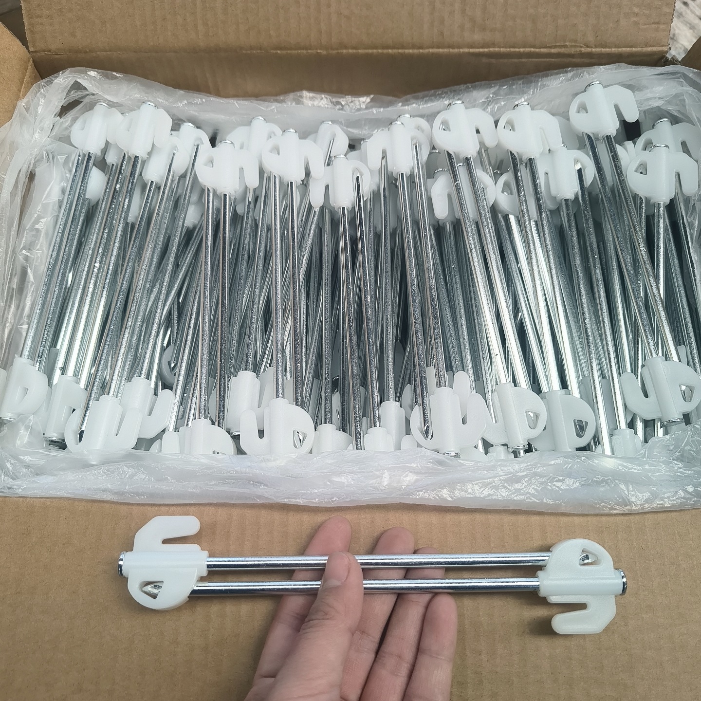 Outdoor tent ground nail canopy accessories double plug Luminous Ground nail lengthened bold pair card twin fluorescent ground nail