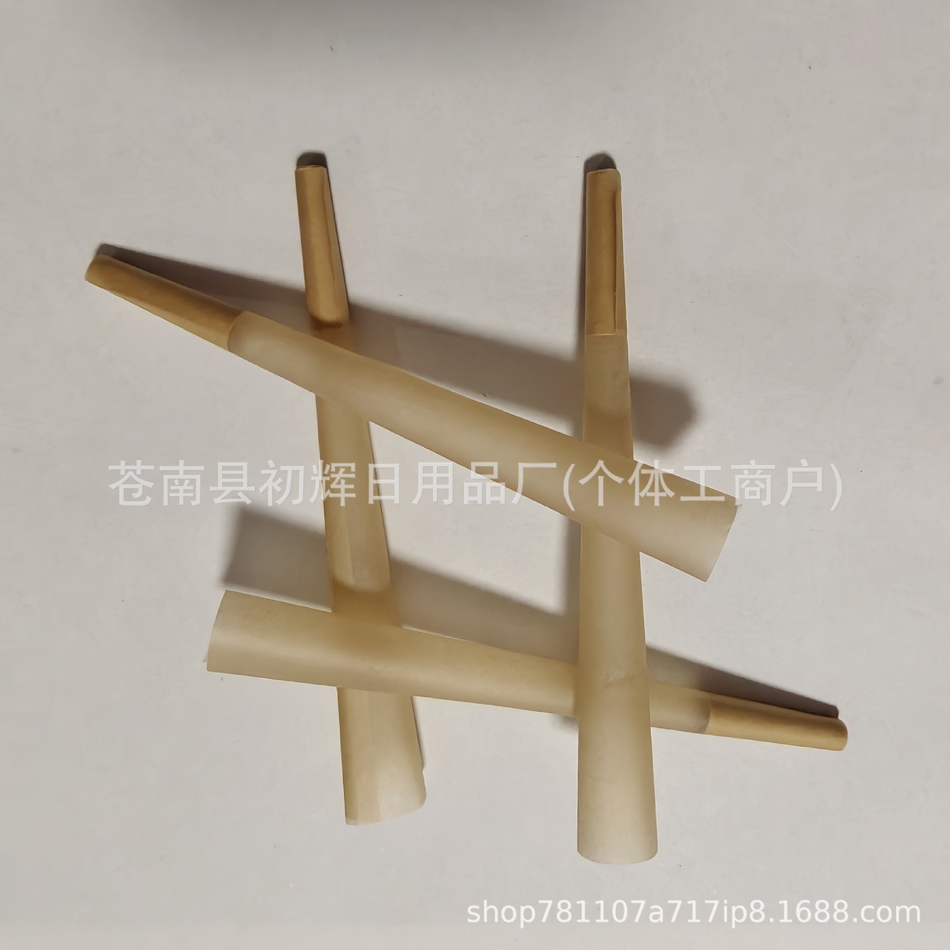 Cross-Border Tapered Tube Hand-Rolled Paper Cone Natural Color Rolling Paper Horn Tube Pre-Rolled Paper 110*26mm