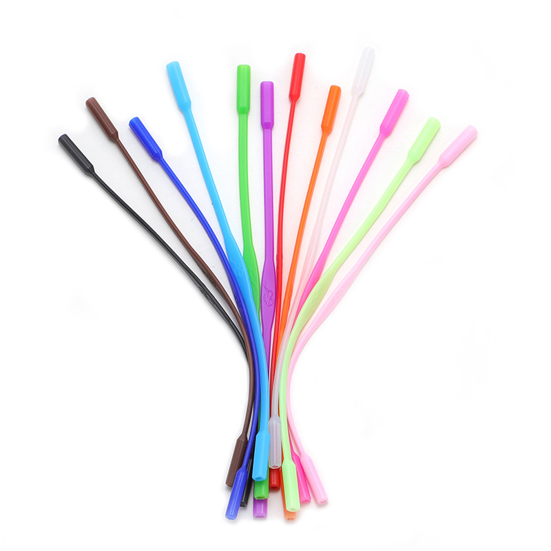 Children's Glasses Anti-Slip Rope Glasses Strap Lanyard Silicone Glasses Rope Anti-Slip Ear Hook Anti-Slip Eye Rope Wholesale