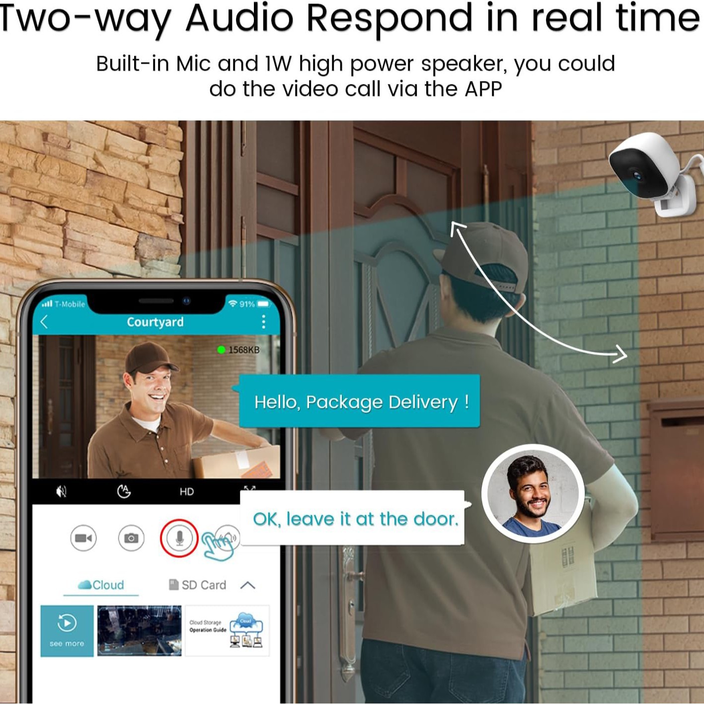 K7 Private Model Popular Cross-Border Wi-Fi Smart Camera Baby Monitoring 1080P High-Definition Night Vision Two-Way Intercom