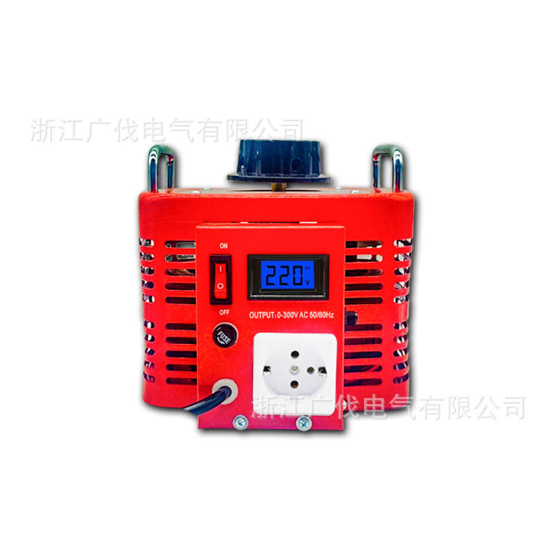 European standard voltage regulator cross-border exclusive sale TDGC2-2KVA-300v European standard socket LCD digital display