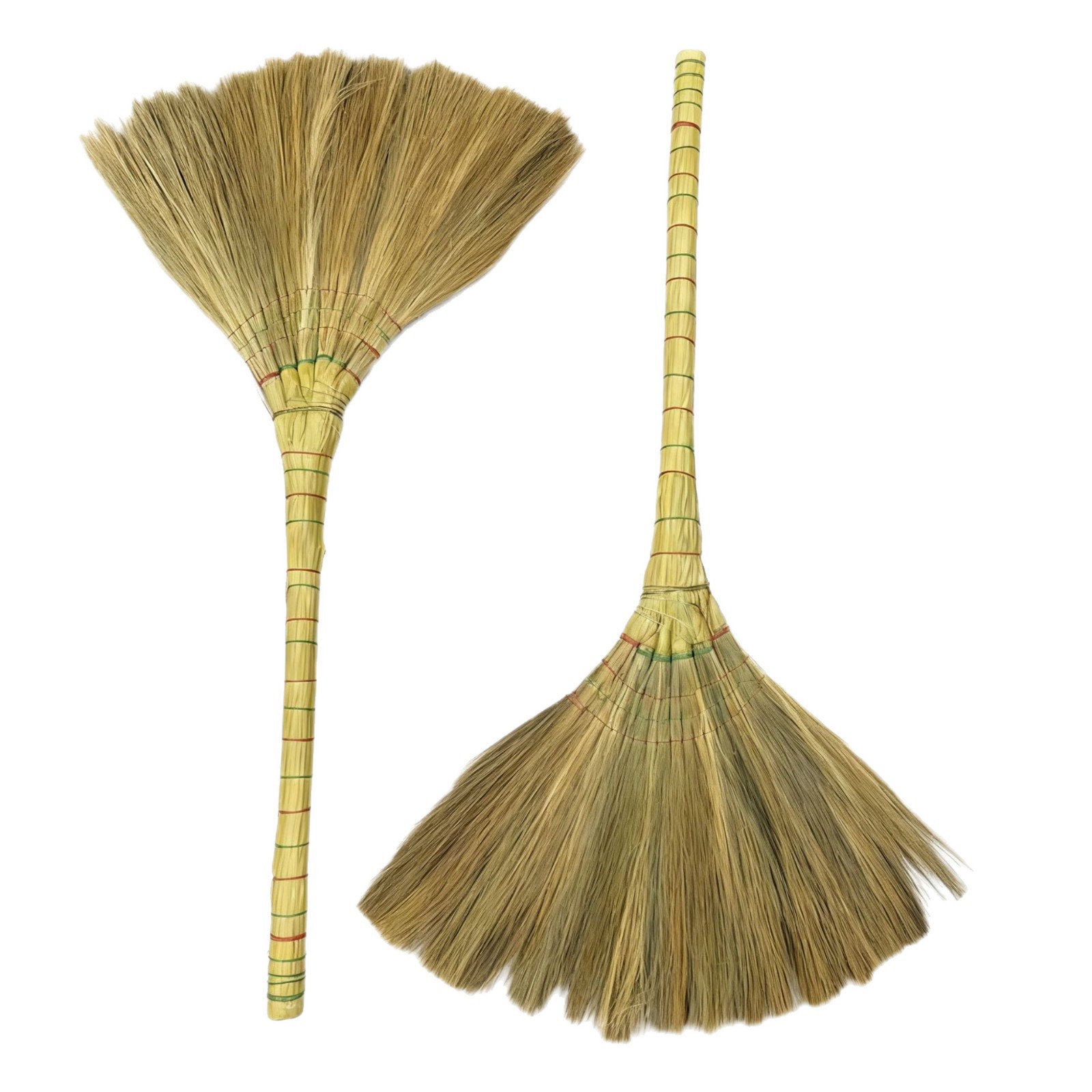 Factory Direct Sales Phoenix Grass Broom Household Broom Cleaning Floor Broom Natural Hand-Woven Broom Floor Broom