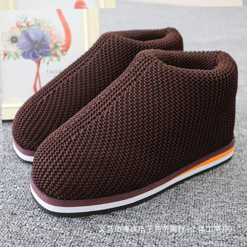 Теплые чистые цветные вязаные вручную теплые хлопковые туфли, губчатые хлопковые сапоги, шершавая обувь для пожилых людей для приданого и свадьбы