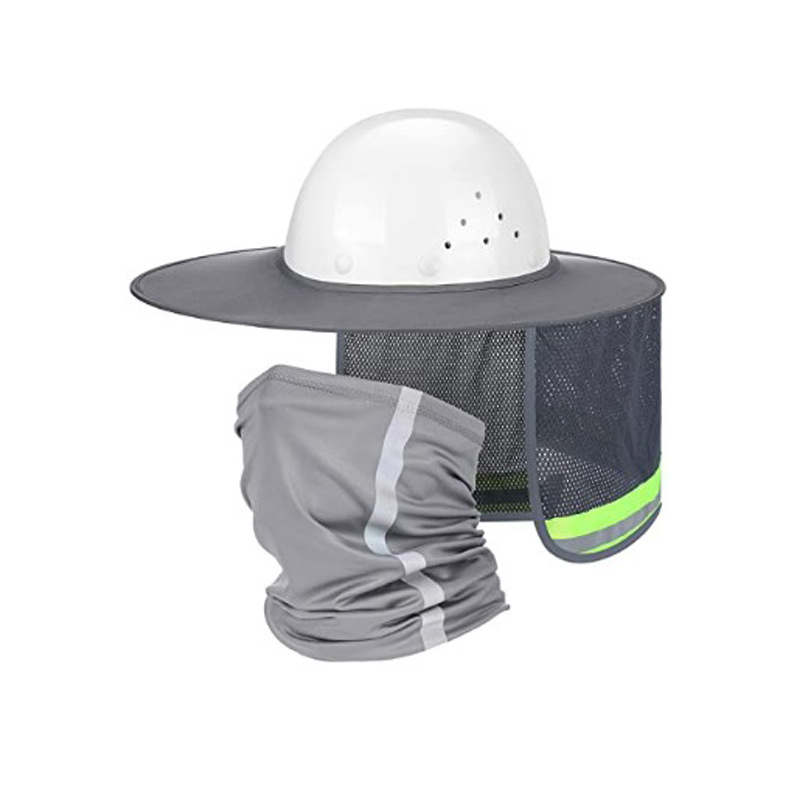 Cross-border spot safety helmet sunshade helmet sunscreen reflective scarf construction site outdoor installation and construction