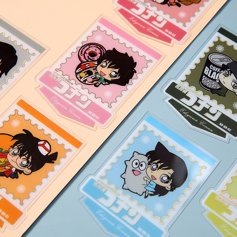 Colorful Acrylic Stamps Anime Peripheral Gift PVC Anime Small Card Customized Anime HD Acrylic Card