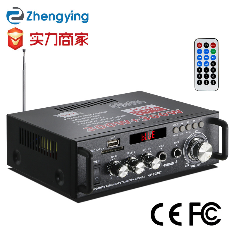 Новый профессиональный высокомощный усилитель для динамиков, домашний Bluetooth усилитель, hifi аудио усилитель, цифровой усилитель мощности