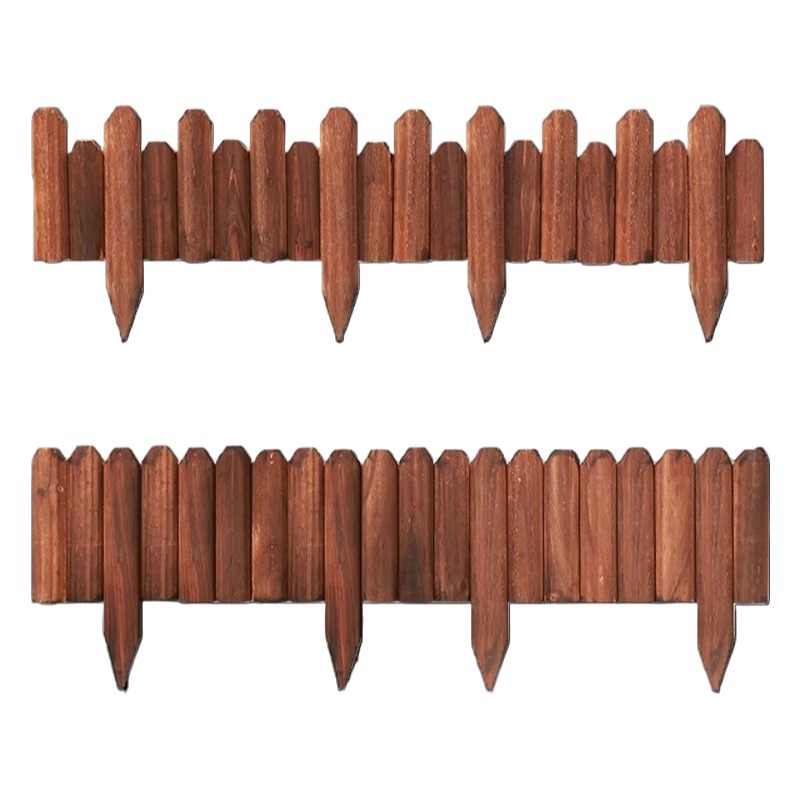 Factory Direct sale carbonized wood fence outdoor solid wood anti-corrosion fence wood decorative wooden pile fence partition courtyard