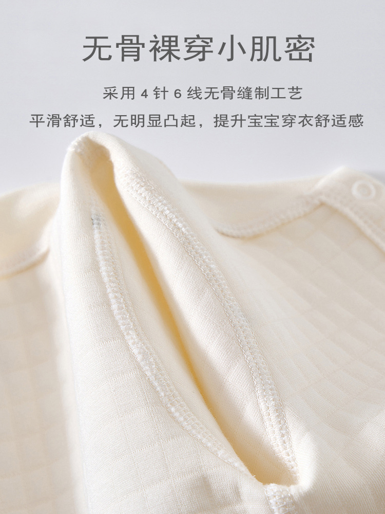 Baby Warm Jumpsuit Autumn and Winter Baby Cotton Clothes Harper Newborn Thickened Air Cotton Pajamas Winter Clothes