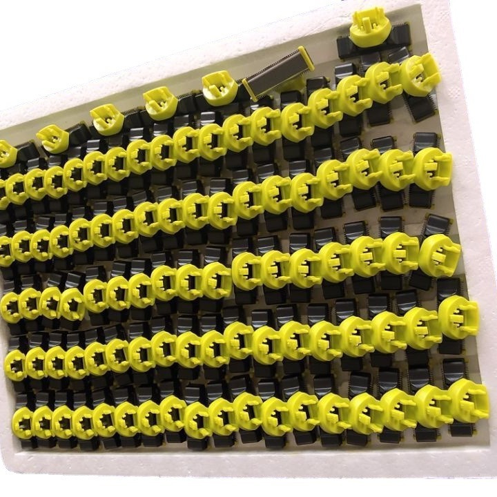 Factory supply shaver cutter head washable shaver head electric razor blade double-sided tooth cutter head