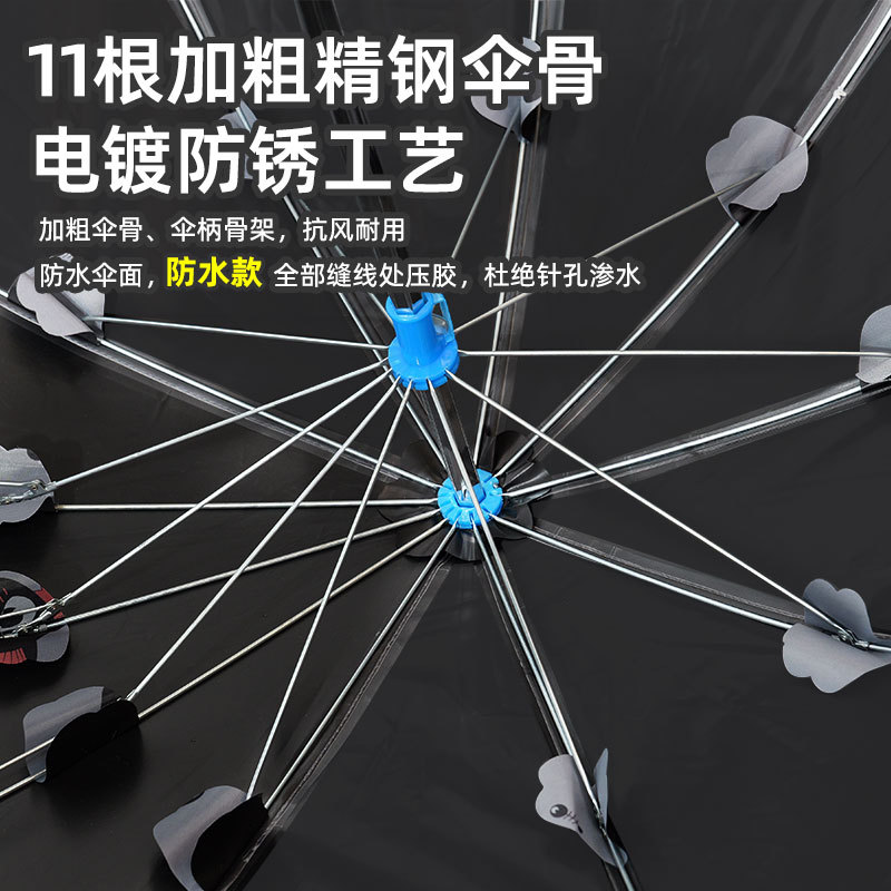 Electric Vehicle Umbrella, Special Rain Umbrella for Battery Vehicle, Sunshade, Take-Out Detachable Safety Rider Folding Awning