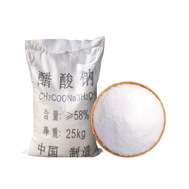 Factory Direct Supply food grade sodium acetate in stock food grade sodium acetate acidity regulator preservative sodium acetate