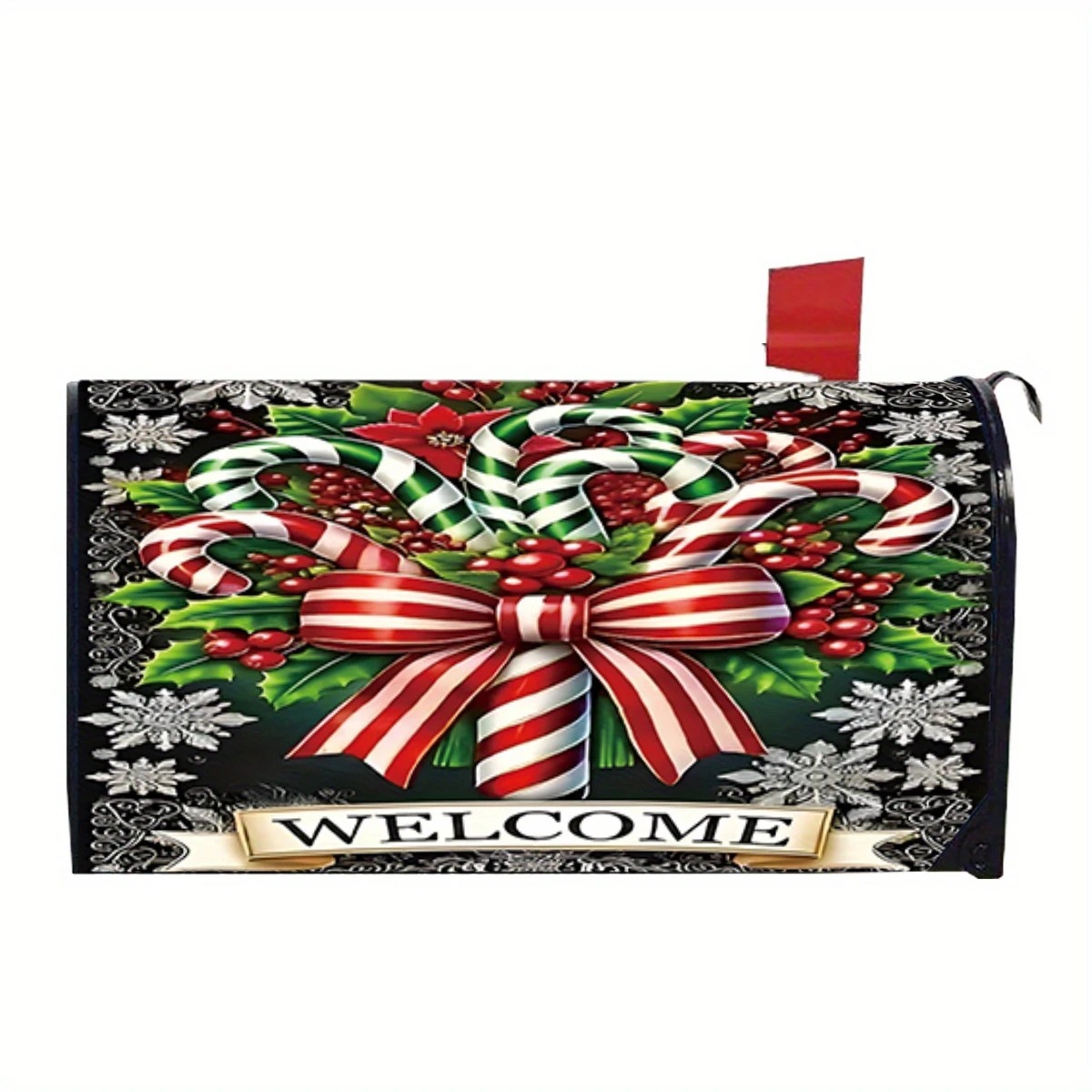 Cross-Border New Magnetic Mailbox Protective Cover with Picture Printing Outdoor Garden Decoration Mailbox Cover Protective Cover Customization