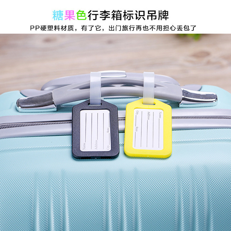 Boarding Luggage Tag Travel Mini Anti-Lost Identification Tag Luggage Trolley Luggage Checked Boarding Pass