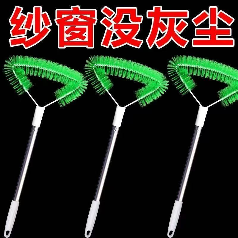 Щетка для окон с длинной ручкой, артефакт для чистки, не требует разборки, инструмент для чистки высоких зданий, универсальная щетка
