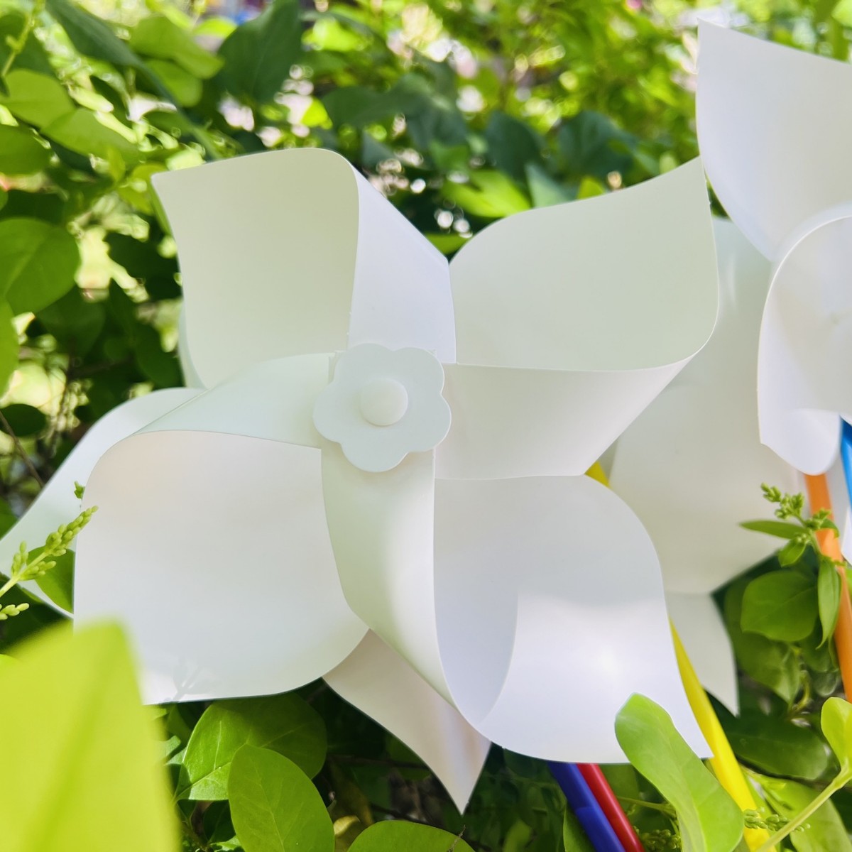 Ins Cross-border Four-leaf Color Rod Dutch Windmill Household Children's Painting Toy Decoration Photography Windmill