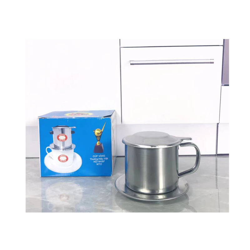 Vietnam coffee drip manufacturer stainless steel coffee q drip stainless steel coffee drip pot binaural drip