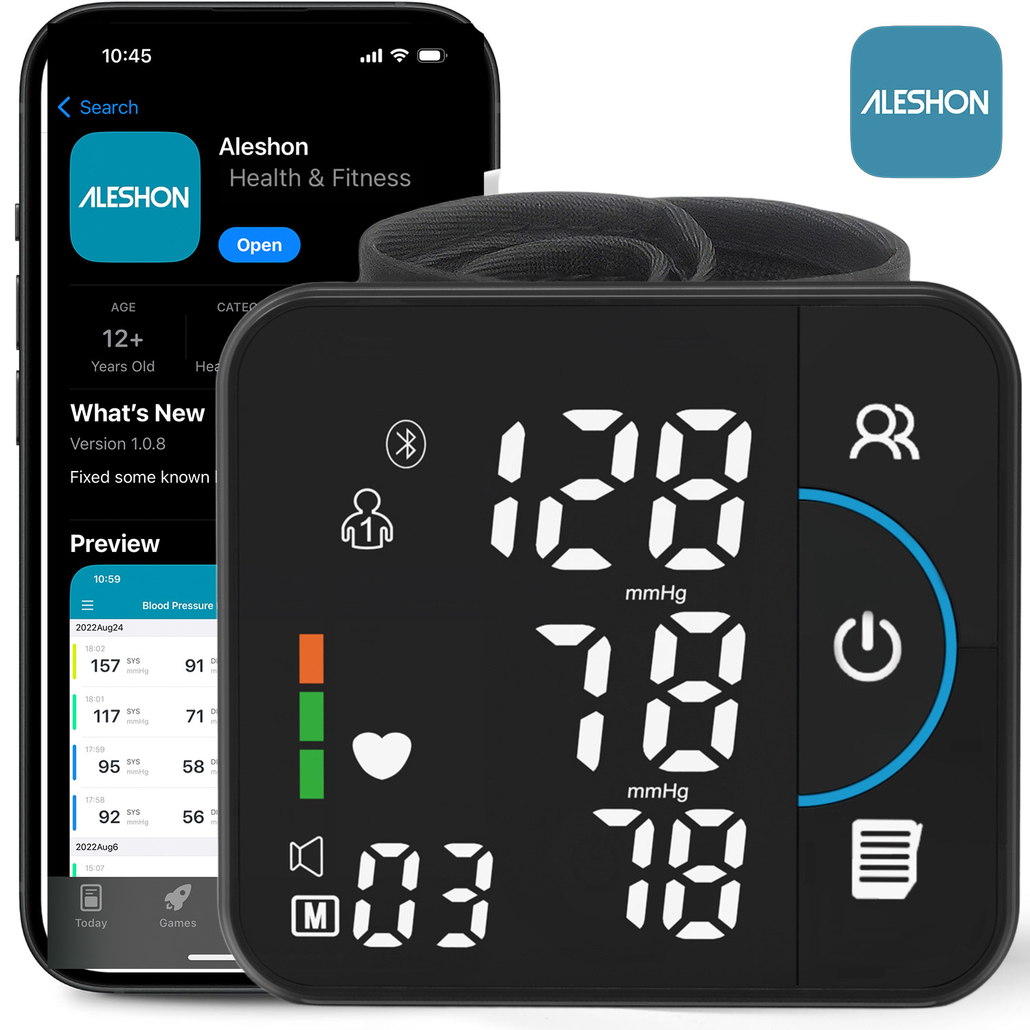 Wrist Sphygmomanometer Home Electronic Intelligent Blood Pressure Measuring Instrument Cross-border Trade FDA Sphygmomanometer Foreign Trade