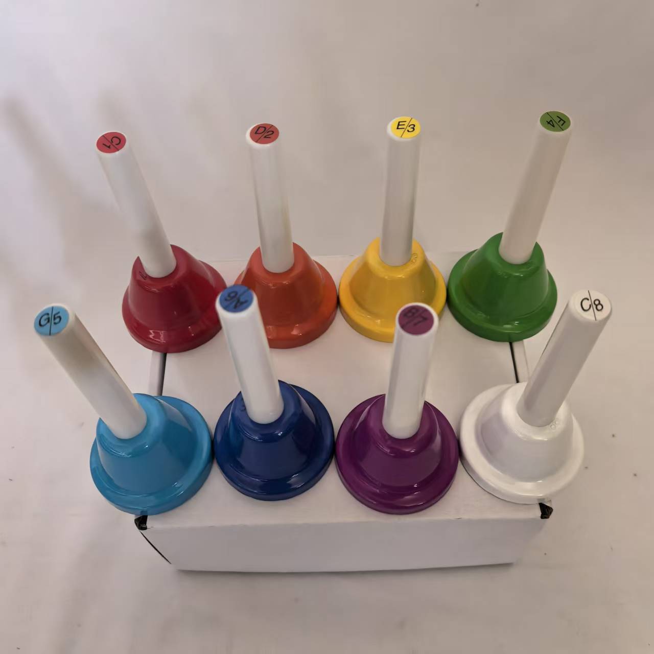 Strike Musical Instruments, Preschool Education Teaching Aids, Orff Musical Instruments, Early Education Eight-Tone Rattle, Class Bell, Eight-Tone Bell