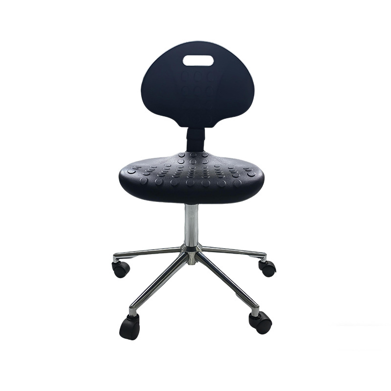 Cross-Border Anti-Static Chair Laboratory Adjustable Chair Workshop Pu Foam Backrest Chair Assembly Line Anti-Static Stool