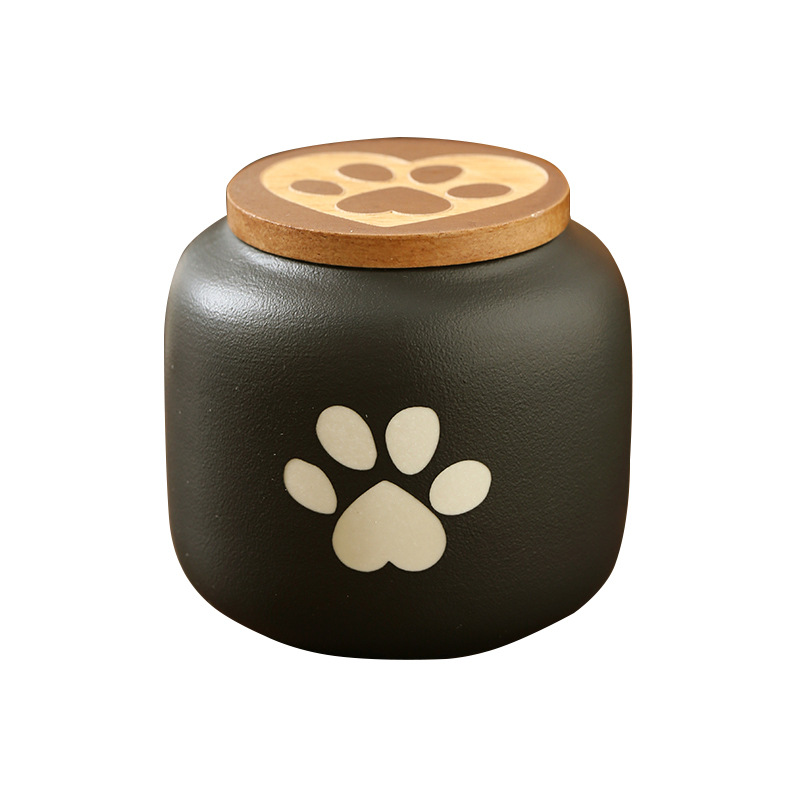 Ceramic Pet Urn Small Pet Cat and Dog Funeral Supplies Storage Sealed Jar Cross-Border Wholesale Can Be Customized with Pictures and Text