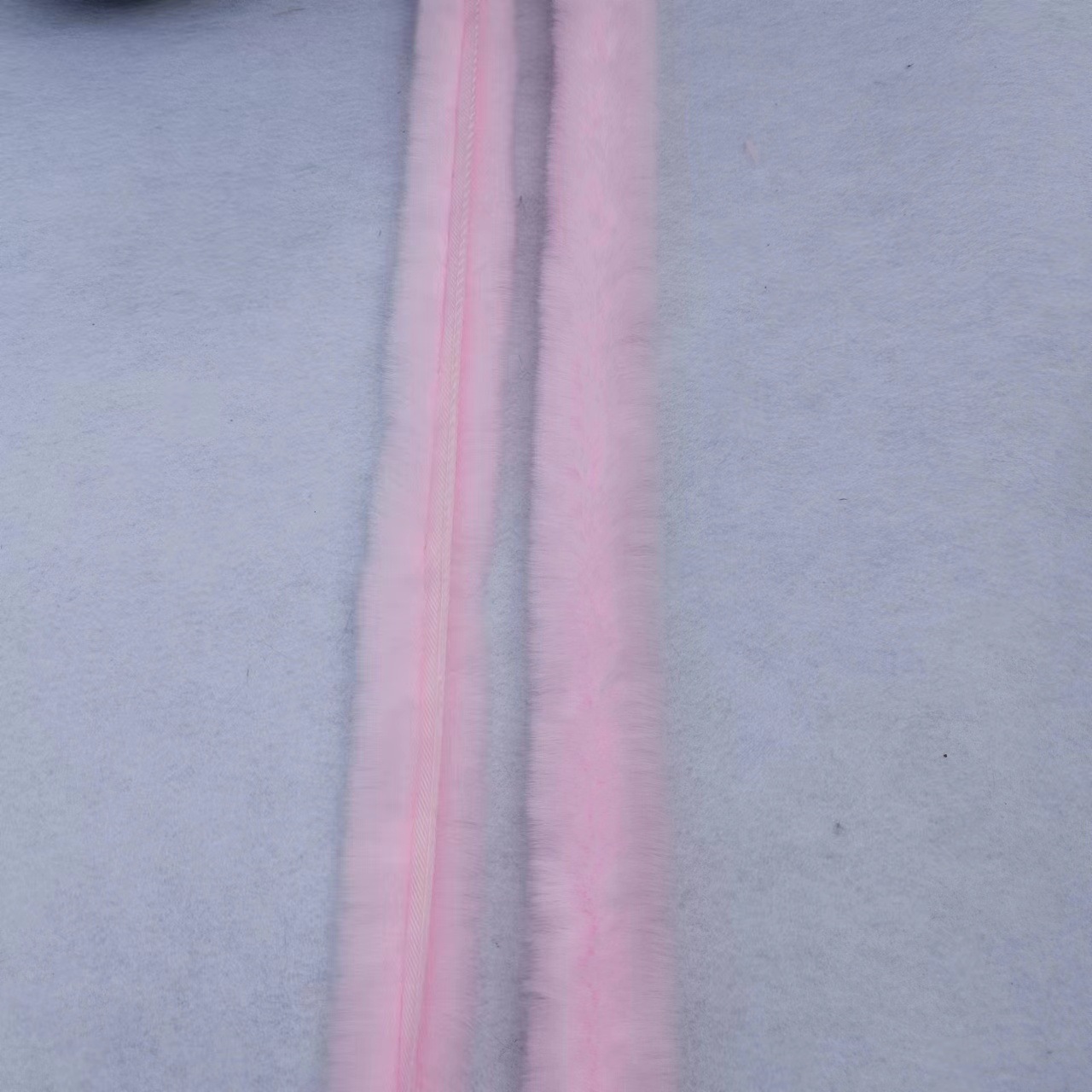 in stock wholesale wool top imitation rex rabbit wool top artificial wool top Tang suit Han clothing rough edge clothing hat strip