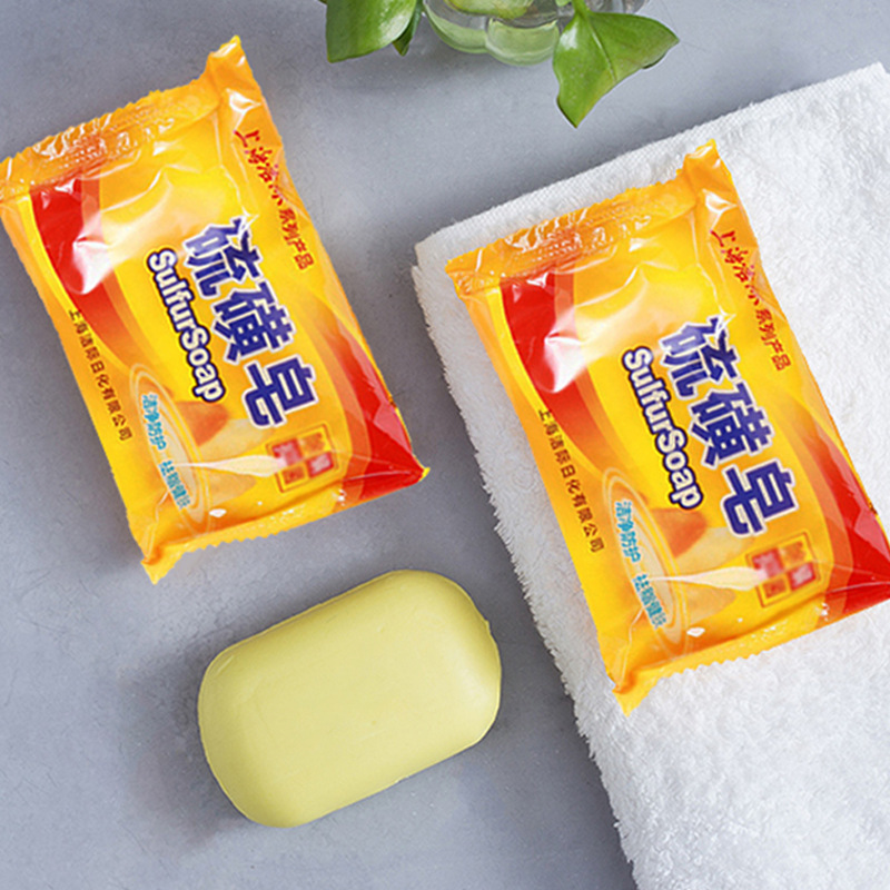 Soap Household Sulfur Soap Removes Mites, Leaves Fragrance, Face Wash, Bath, Shampoo, Bath Soap, Soap Manufacturer Wholesale