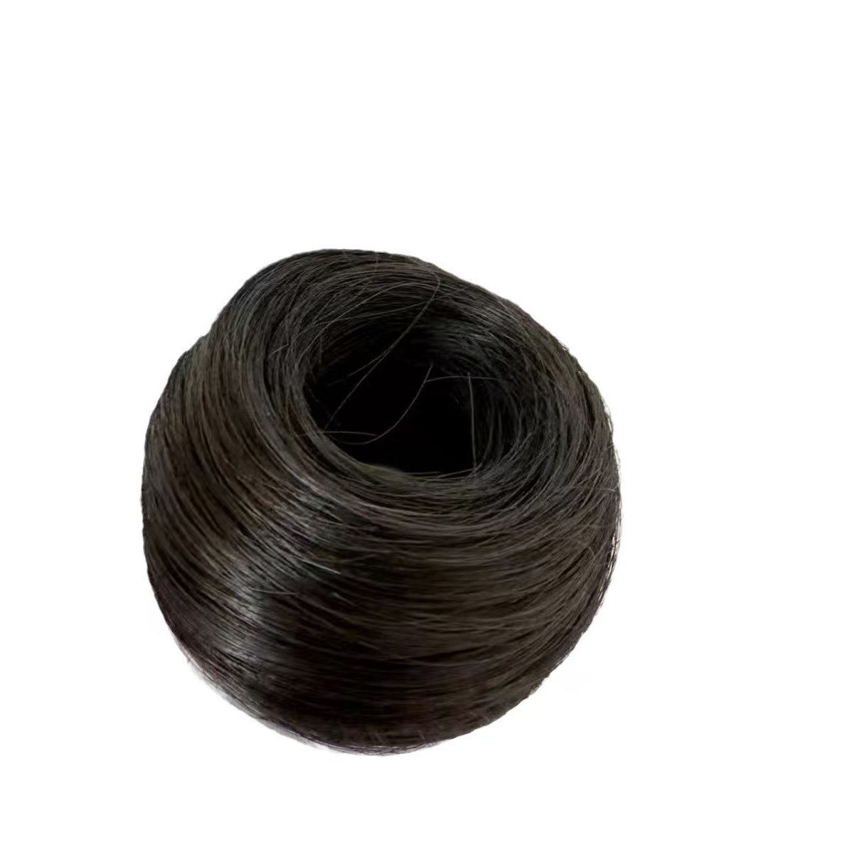 Spot Wholesale Factory Direct Sales Wig Straight Hair Ring Ball Head Lazy Hair Twister to Increase Hair Naturally Fluffy