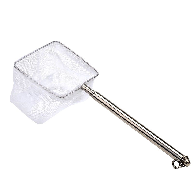 Fish Net for Catching Small Fish, Small 3D Fishing Net, Dense Net, Hand-Held Fishing Net, Extendable