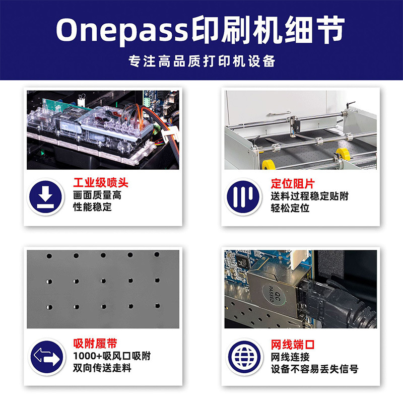 High-Speed Carton Paper Cup Fully Automatic Inkjet Printer Onepass Unprinted Corrugated Carton Printing Machine